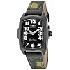 Invicta Womens Lupah Black Dial Green Camouflage Genuine Leather 1032