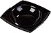 Carlisle 3331803 Rave Melamine Bowl with Rim, BPA Free Plastic Displayware, 14.75 Inch, 2.5 Quart, Black (Pack of 6)