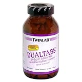 Twinlab DualTabs Mega Vitamin and Mineral Formula, 200 Tablets