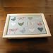 Lap Tray Knietablett Notebook Laptray Country Patch bl.