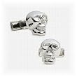 Sterling Skull Cufflinks