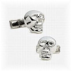 Sterling Skull Cufflinks