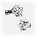 Sterling Skull Cufflinks
