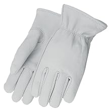 Midwest Gloves and Gear 794-L, Smooth Grain Genuine Goatskin Gloves,  USA Made, Large