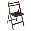 Folding Chairs - Walnut (4-pk.)