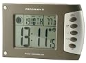 Precision MSF Radio Controlled Graphite case Large Screen LCD alarm clock & moon phase