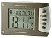Kitchen & Housewares : Precision MSF Radio Controlled Graphite case Large Screen LCD alarm clock & moon phase