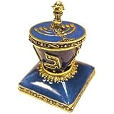 2 Hand Painted Menorah Dreidel By Quest Gifts