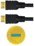 HDMI Cable:PTC 20 ft Premium GOLD Series HDMI Cable with Ethernet - Supports 1080p, 1440p, 3D, 4K...