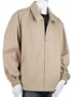 Brandon Thomas Men's Cotton Weekender Jacket, Taupe/Navy, Large