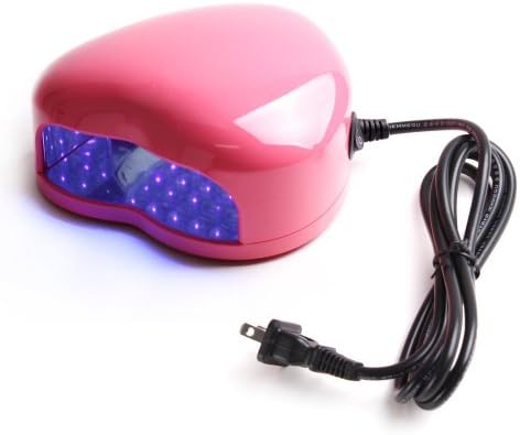 Colorlife 3w 110v Heart LED Lamp Soak-off Gel Polish Nail Art Cure Uv Dryer (Pink)