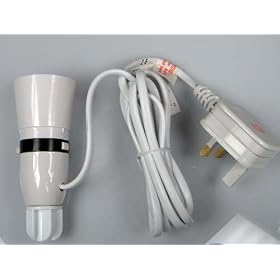 Bottle Lamp Holder Adaptor With Plug