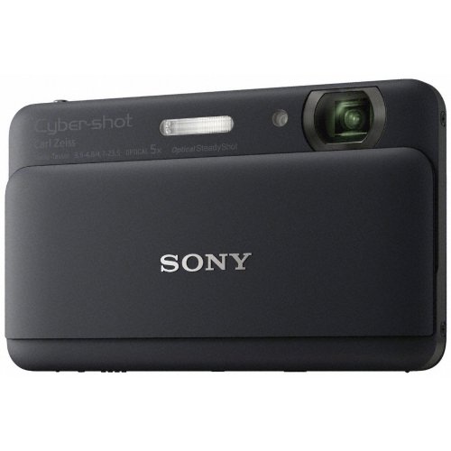 Sony DSC-TX55B Digital Camera - Black (16.2MP, 5x Optical Zoom) 3.3 inch OLED