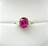 18k Gold Diamond and Ruby Ring
