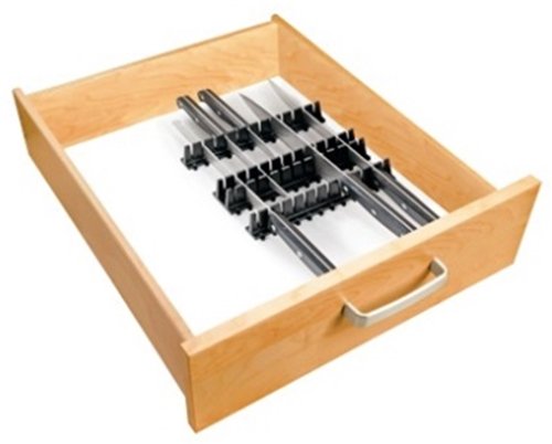 Messerhalter 4er Set für Schubladen Messerblock Messer Aufbewahrung