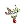 Christmas Jingle Bell Pewter Pin