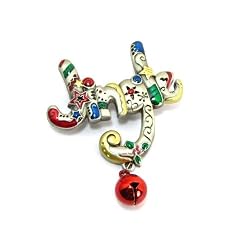 Christmas Jingle Bell Pewter Pin