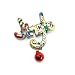Christmas Jingle Bell Pewter Pin