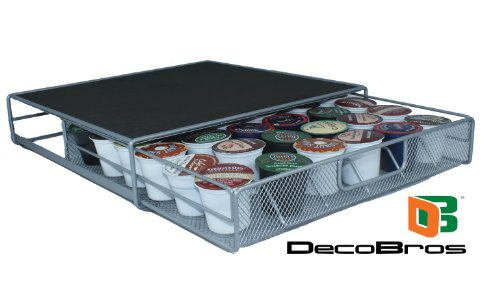 Coffee Storage Drawer Holder 36 Keurig K-cup Pods by DecoBros®