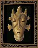 African Mask II - Chariklia Zarris Art Print Poster 7 x 9 i