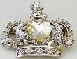 Broach Embellishment-Crown Jew