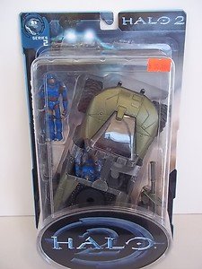 Halo 2 Series 2 Warthog with Blue Assault Team Halo 2 Series 2 Warthog with Blue Assault Team