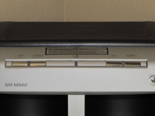 Turkish Coffee Machine with Water Reservior (Serves 4 People)<br />220V only, Needs a 110V-220V (min 1500W) converter to work on US outlets. Do not plug in directly to a US outlet.