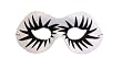 Black and White Burst Eye Mask - Womens Std.