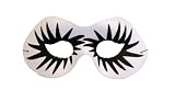 Black and White Burst Eye Mask - Womens Std.