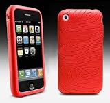 : Black rubber case & screen protector Accessories for apple iPhone 3G