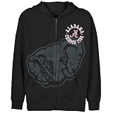 NCAA Alabama Crimson Tide Youth Black Zippity Full Zip Hoody Sweatshirt