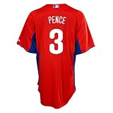Philadelphia Phillies Authentic Hunter Pence Cool Base BP Jersey