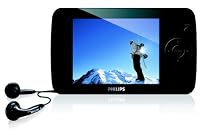 Philips SA61 8 GB Flash Video MP3 Player with FM Radio and 3.5-Inch Color Screen (Black)