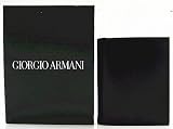 Giorgio Armani Black 100% Leather Wallet w/ 11 Credit Card Slots ART460