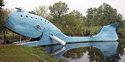 Catoosa, Oklahoma's Big Blue Whale Along Old U.S. Route 66 - Captivating Photographic Print by Carol M. Highsmith