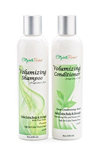 Best Volumizing Shampoo and Conditioner Set for Fine Hair - Boost Volume - Promotes Hair Growth - 100% Natural and Organic - Sulfate Free and Fragrance Free - 16oz