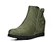 DREAM PAIRS FAY Women's Fashion Casual Elastic Pull On Low Ankle Hidden Wedge Boots