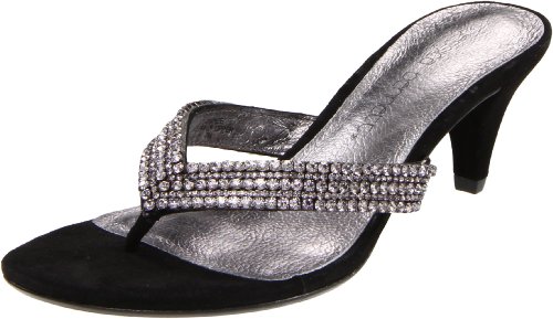 jessica bennett Women's Sunee Slide,Black,10 M US
