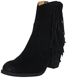 Buffalo London 412-0890 COW SUEDE 138823, Damen Fashion Halbstiefel & Stiefeletten, Schwarz (BLACK 01), EU 38