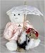 Lovely Small Sized Battenburg Lace Parasol, Asst. Colors