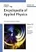 Books : Encyclopedia of Applied Physics