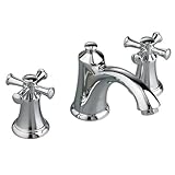 American Standard 7415.821.002 Portsmouth Widespread Lavatory Faucet with Speed Connect Drain with Cross Handles, Polished Chrome