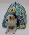 Cotton/Fleece Igloo Pet Bed - 38Cm/15"