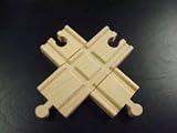 New Wooden Train Cross X Track fits Thomas Wooden Railway and Brio Sets and Tracks