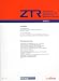 ZTR - Zeitschrift für Tarifrecht [Jahresabo]