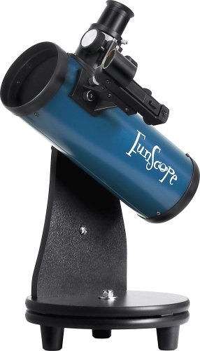Orion 10021 FunScope 76mm Tabletop Reflector Telescope (Blue)