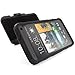 Maxboost HTC One Case (M7) Shell Holster Combo - Dual Layered Protective Case for HTC One M7 with Kick-Stand Belt Clip Holster - Fits HTC One M7, HTC M7 2013 Release 4.7 Inch