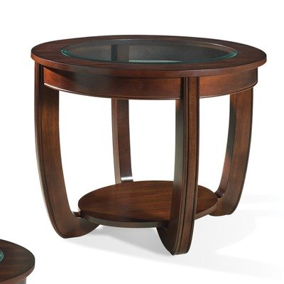 London End Table in Multi-Step Rich Cherry
