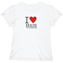 T-Shirt Woman White " Love Classic New York " United States City