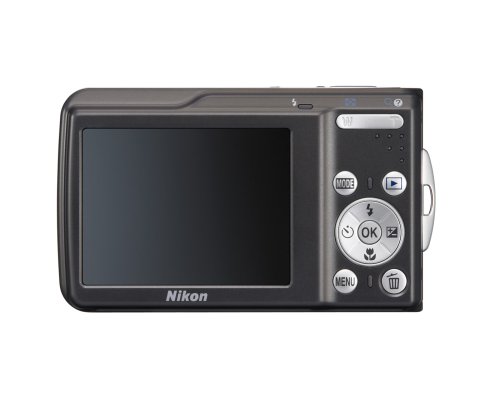 Nikon Coolpix S210 8.0MP Digital Camera with 3x Optical Zoom (Graphite Black) image